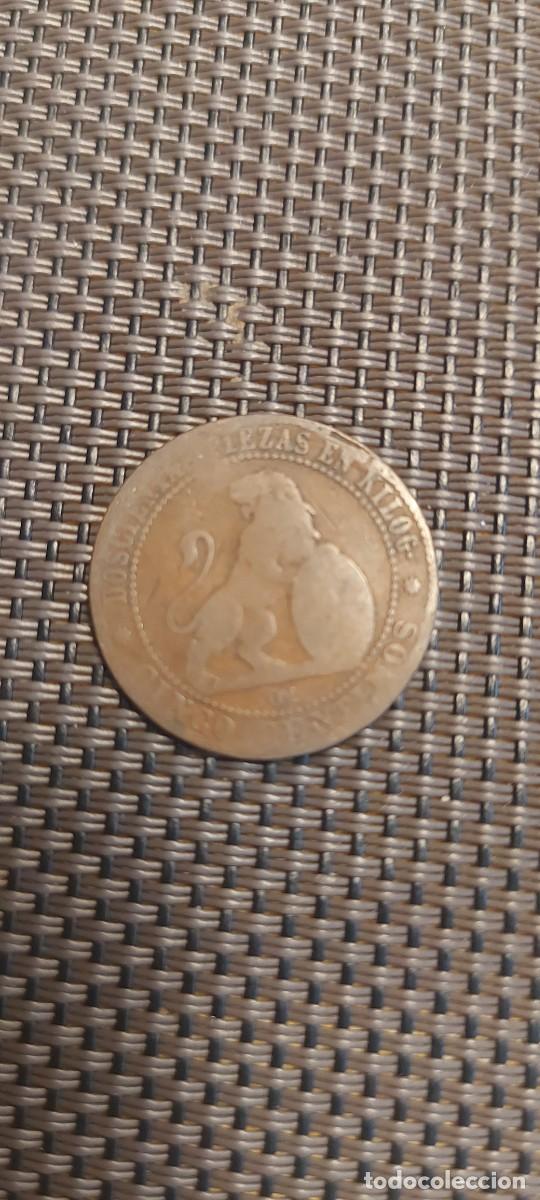 Monedas de Espa&ntilde;a: Moneda 5 c&eacute;ntimos 1870 - Foto 1