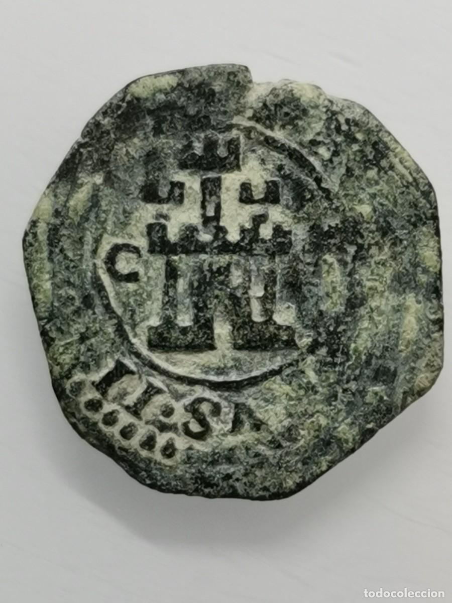 Monedas de Espa&ntilde;a: Felipe III 2 Maraved&iacute;s - Cuenca - (1602) - Foto 2