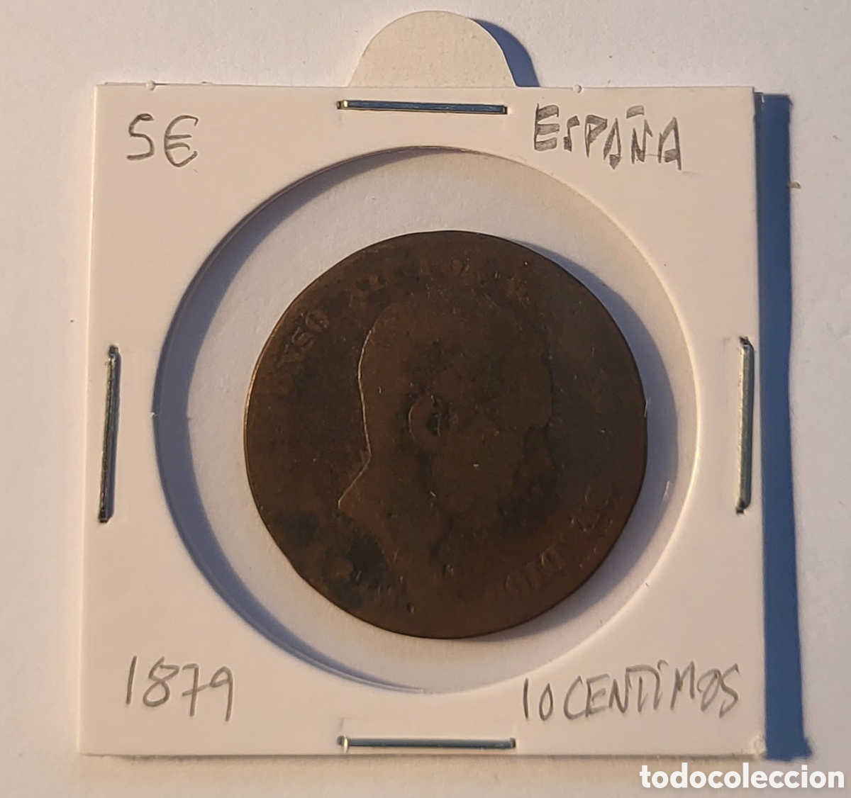 Monedas de Espa&ntilde;a: MONEDA DE ESPA&Ntilde;A 1879. &rdquo;10 C&eacute;ntimos&rdquo; - Foto 1