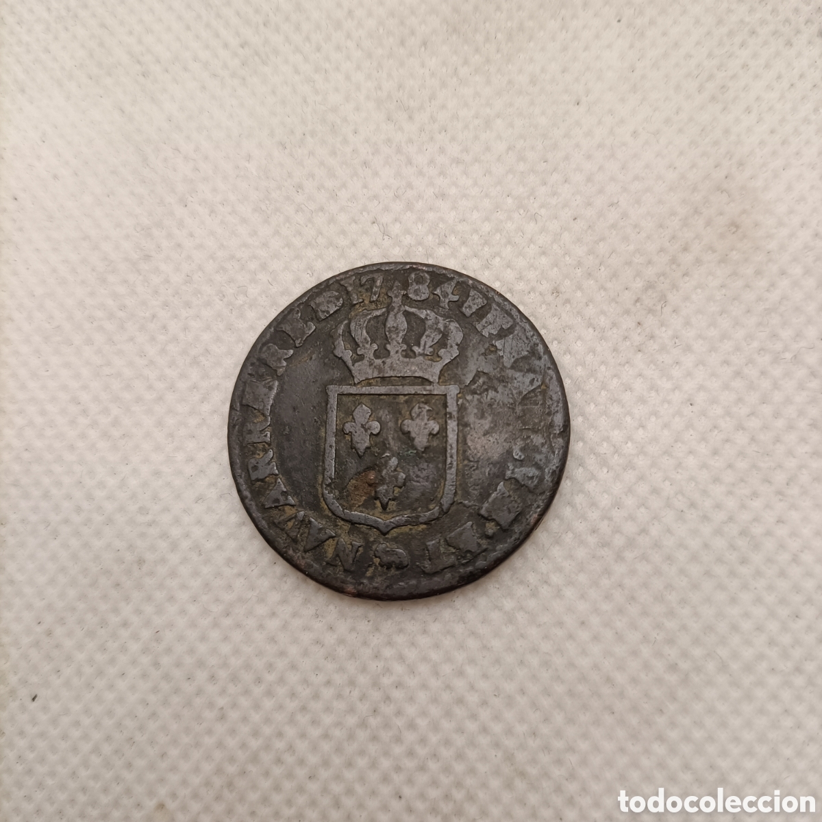Monedas de Espa&ntilde;a: Moneda de Cobre de Lu&iacute;s XVI, 1784 - Foto 2