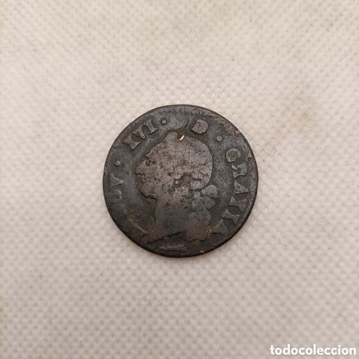 Monedas de Espa&ntilde;a: Moneda de Cobre de Lu&iacute;s XVI, 1784 - Foto 1
