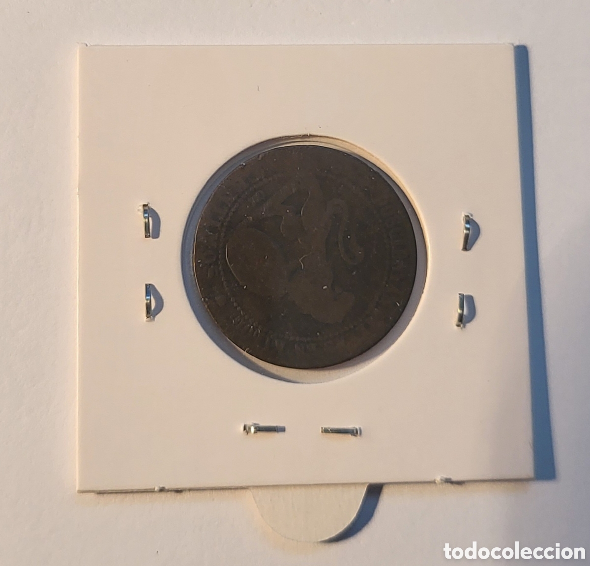 Monedas de Espa&ntilde;a: MONEDA DE ESPA&Ntilde;A 1870. &rdquo;2 C&eacute;ntimos&rdquo; - Foto 2