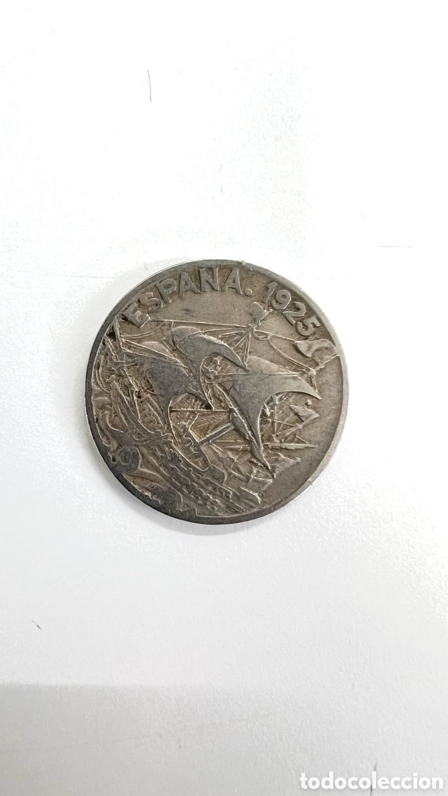 Monedas de Espa&ntilde;a: Moneda de 25 c&eacute;ntimos de 1925 - Foto 1