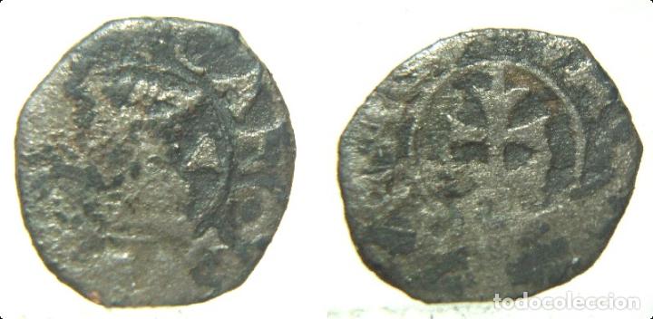 Monedas de Espa&ntilde;a: Moneda de Carlos II Dinero de Arag&oacute;n - Foto 1