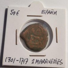 Monedas de España: MONEDA DE ESPAÑA 1701-1717 ”2 MARAVEDIES”