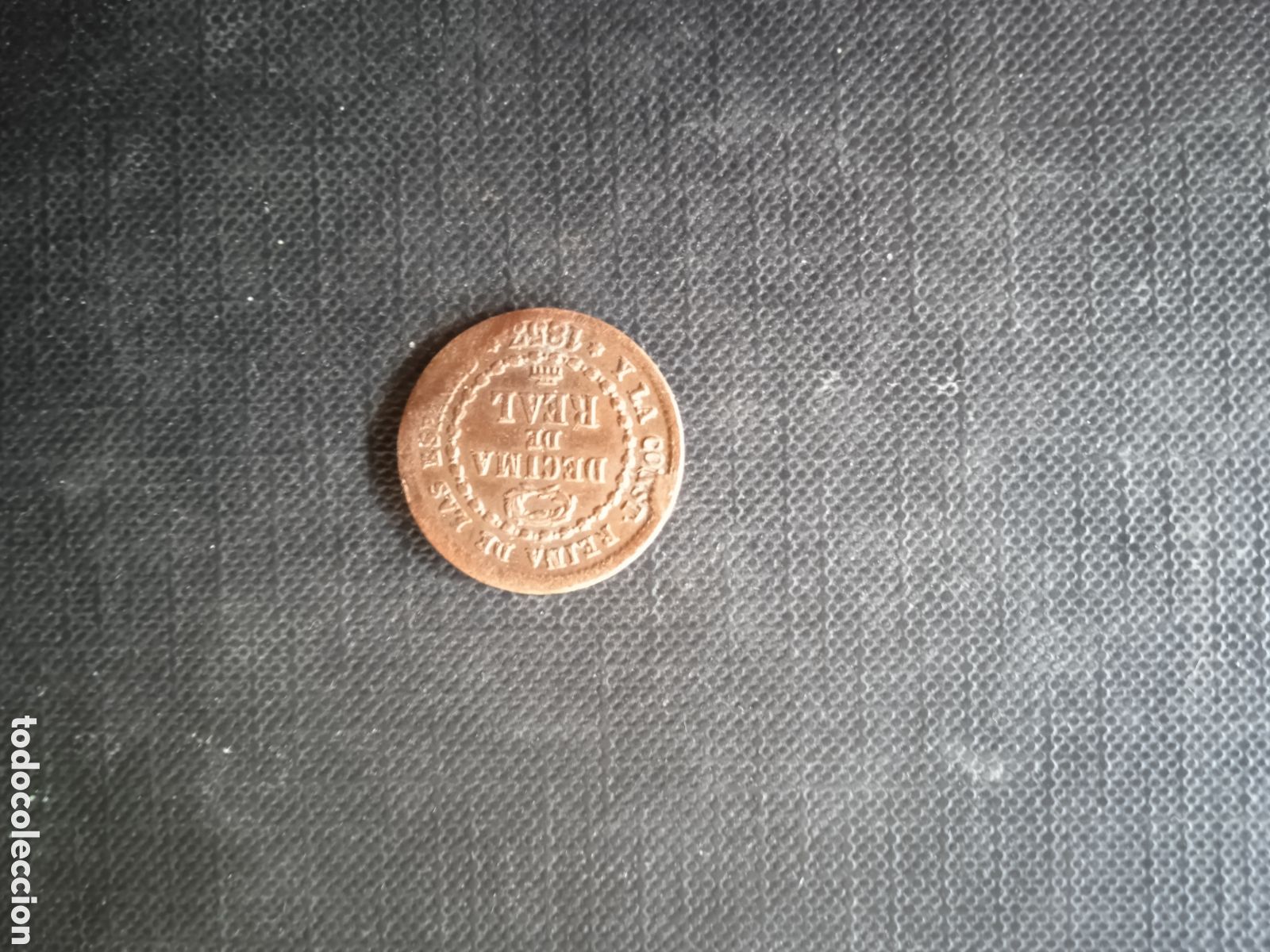 Monedas de Espa&ntilde;a: Moneda de 1 real 1853 Isabel I I - Foto 3