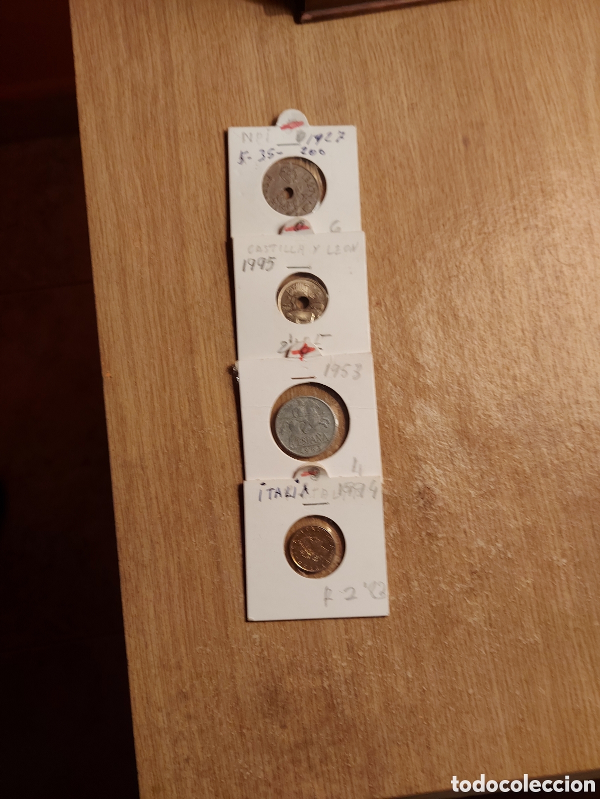 Monedas de Espa&ntilde;a: 3 de Espa&ntilde;a 1 deItalia - Foto 1