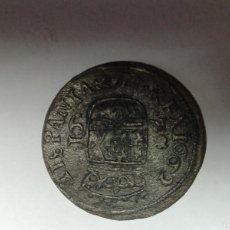 Monedas de España: MONEDA DE 16 MARAVEDIS DE 1662 XC.1300 DE LA CORUÑA EN MBC+ CECA A LA IZQUIERDA DEL ESCUDO