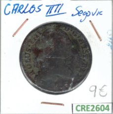 Monedas de España: CRE2604 MONEDA CARLOS IV SEGOVIA
