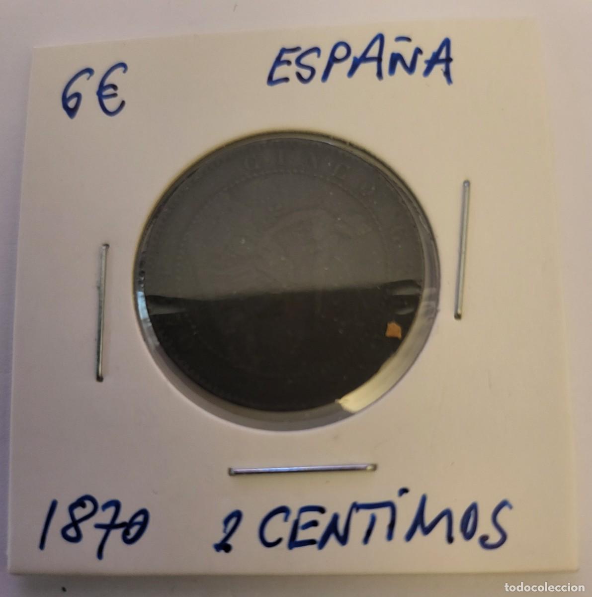 Monedas de Espa&ntilde;a: MONEDA DE ESPA&Ntilde;A 1870 &rdquo;5 CENTINOS&rdquo; - Foto 1