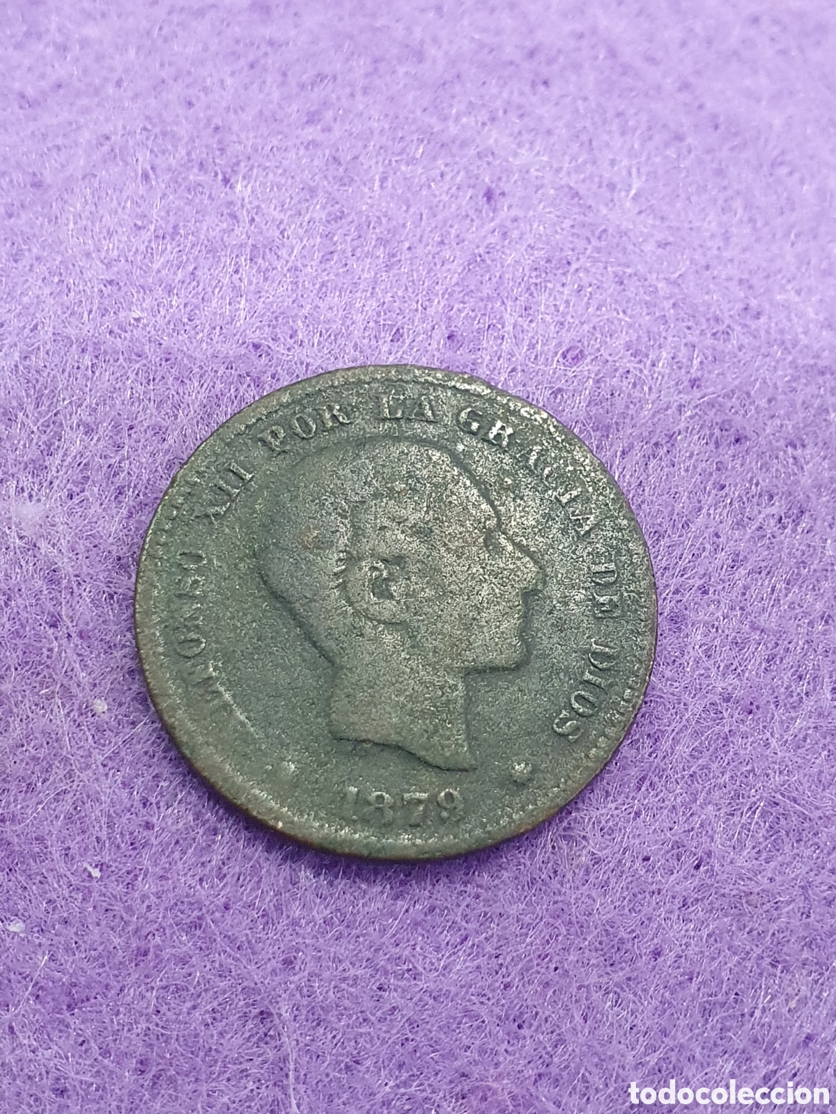 Monedas de Espa&ntilde;a: Alfonso XII. 1879. 5 c&eacute;ntimos. (L9) - Foto 1