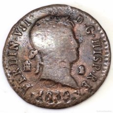 Monete da Spagna: ⚜️ AV765. VARIANTE. SEGOVIA. 2 MARAVEDÍS 1830. DOS PUNTOS EN ORLA