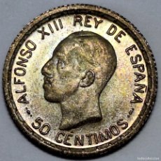 Monedas de España: ⚜️ AV758. BRILLO ORIGINAL. PLATA. 50 CÉNTIMOS 1926. SIN CIRCULAR