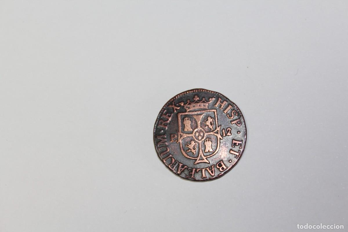 Monedas de Espa&ntilde;a: 12 DINERS de 1812 MALLORCA XC 1594 en BC+ - Foto 2