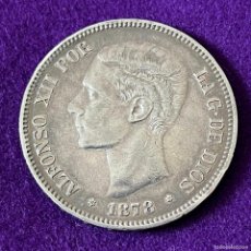 Monedas de España: MONEDA ESPAÑA. 5 PESETAS. PLATA 900. ALFONSO XII. 1878 *18-78. DEM. ORIGINAL. 25,02GR.