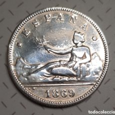 Monedas de España: 2 PESETAS PLATA 1869 18*69 GOBIERNO PROVISIONAL