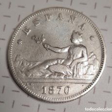Monedas de España: 2 PESETAS PLATA 1870 18*70 GOBIERNO PROVISIONAL