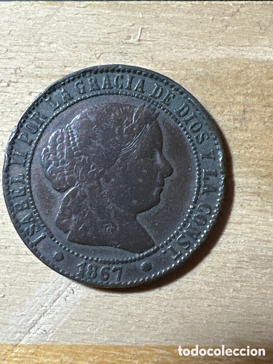 Monedas de Espa&ntilde;a: Moneda Isabel Ii, 1867 - Foto 1
