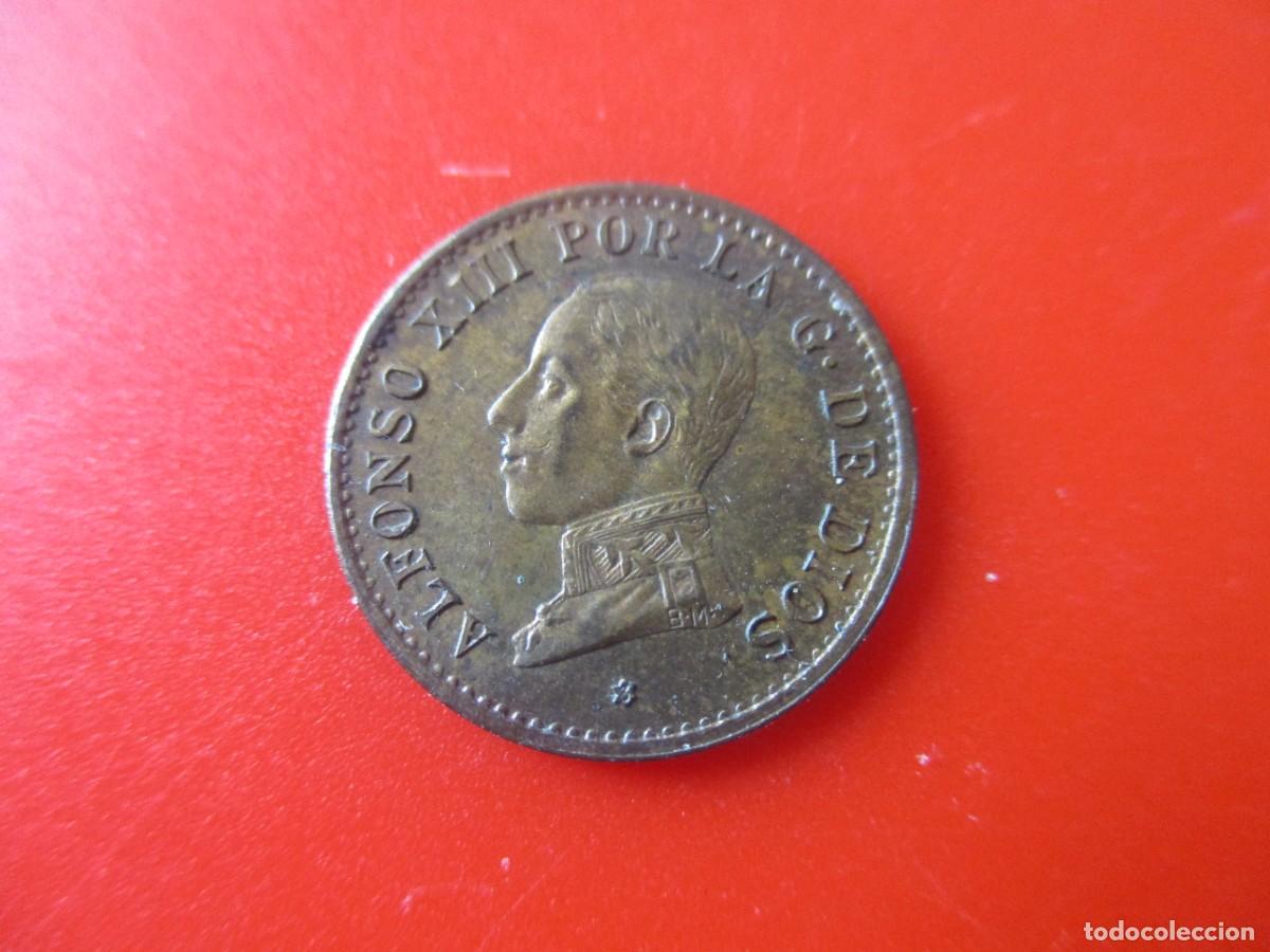 Monedas de Espa&ntilde;a: Alfonso XIII. 1 centimo de 1913. #mn - Foto 2