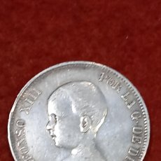 Monedas de España: MONEDA DE PLATA 5 PESETAS ALFONSO XIII AÑO 1890 (GO) 9