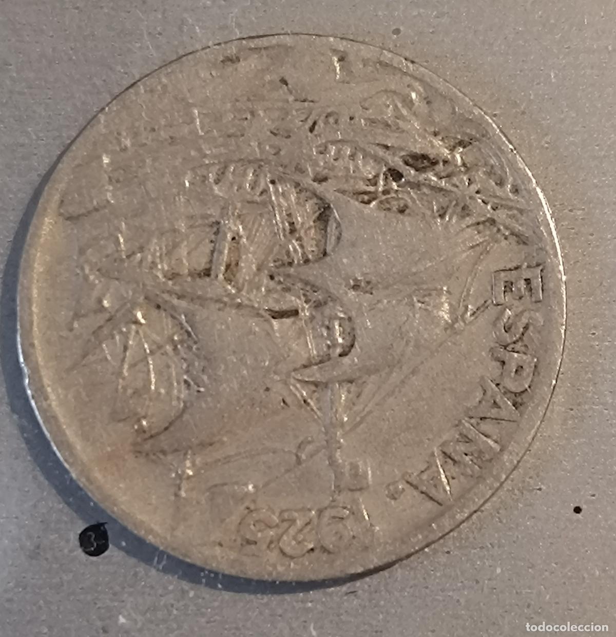 Monedas de Espa&ntilde;a: 1.925 Moneda 25 c&eacute;ntimos - Foto 2