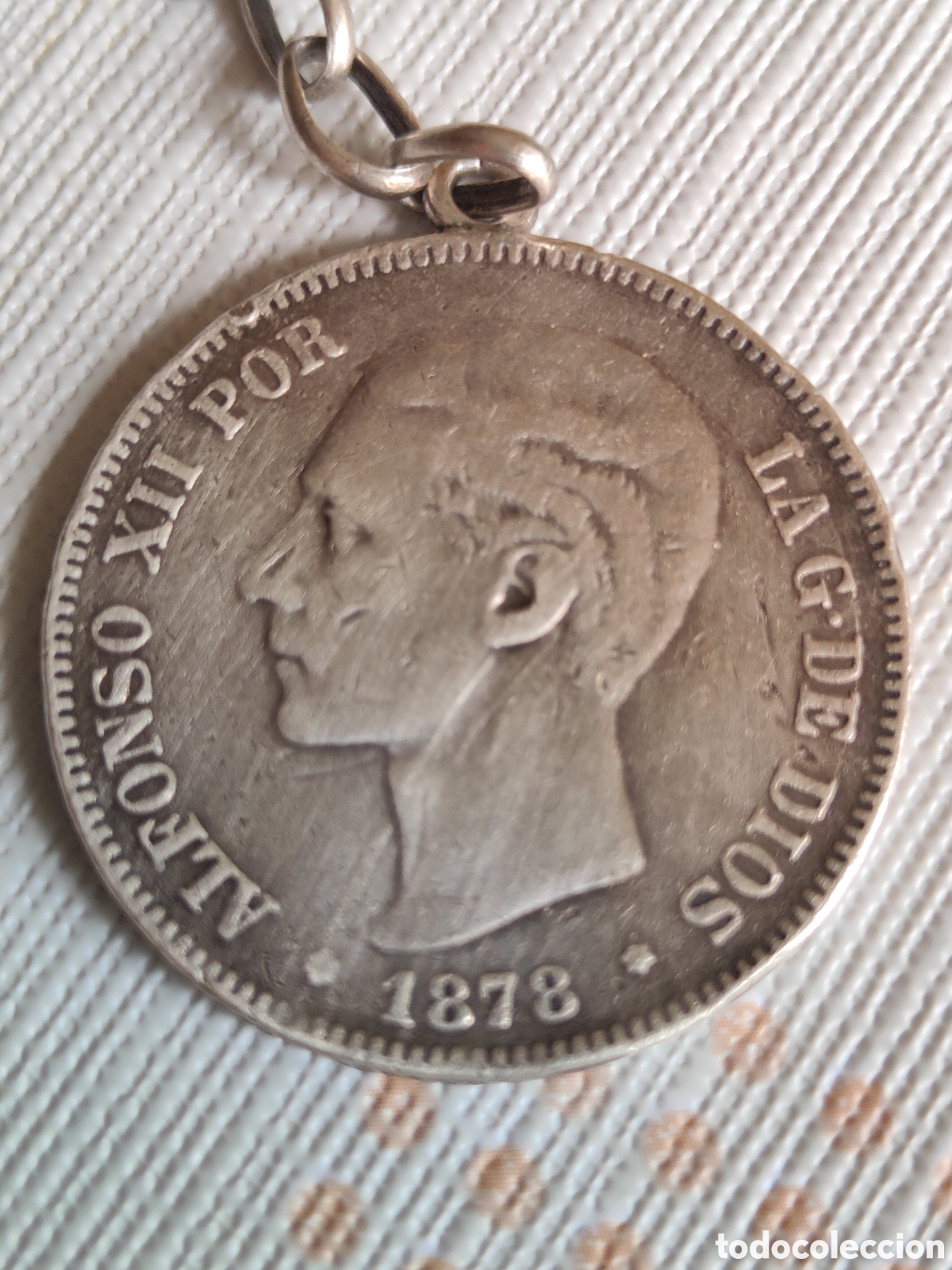Monedas de Espa&ntilde;a: 5 pesetas de 1878 - Foto 2