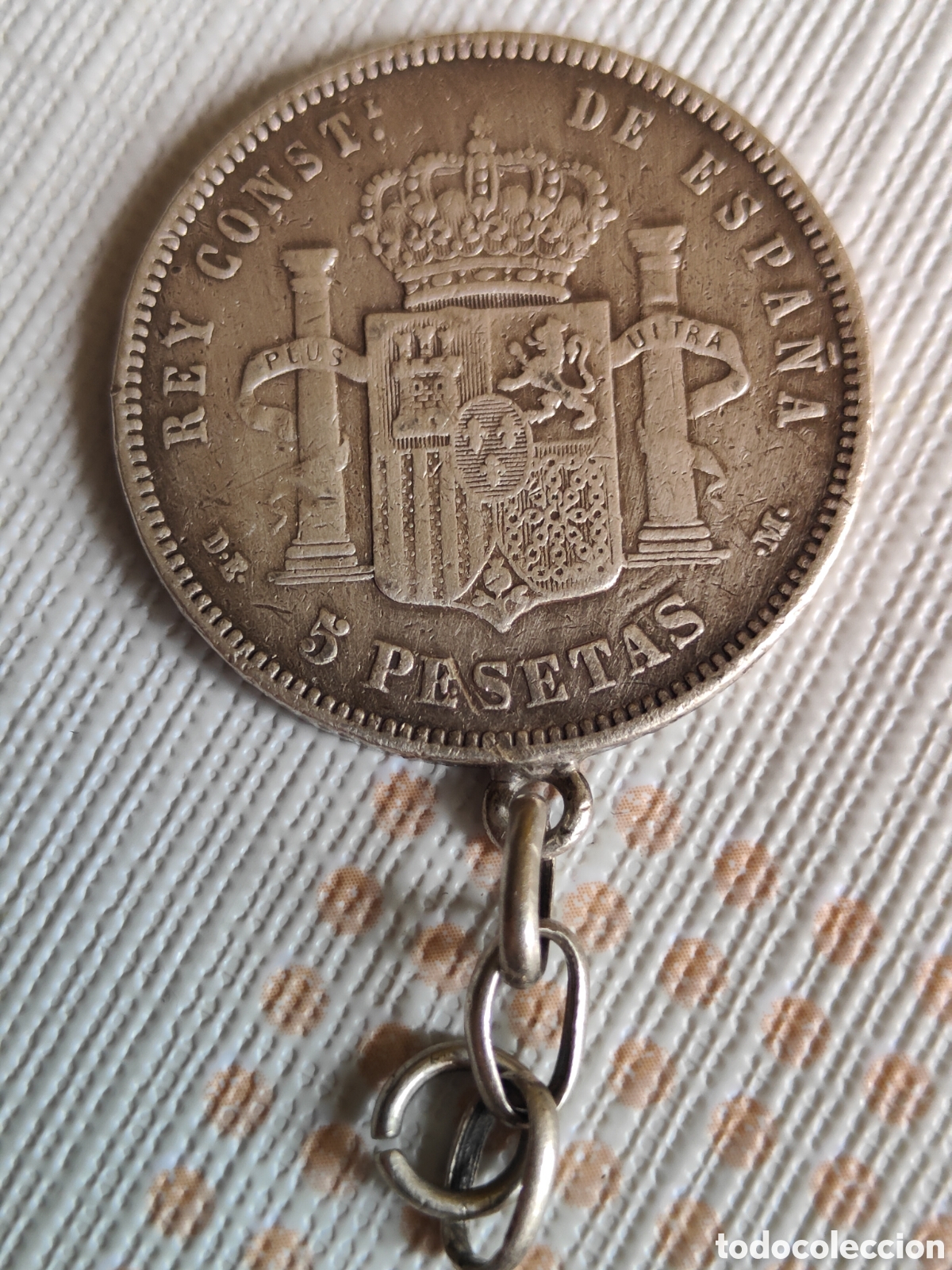 Monedas de Espa&ntilde;a: 5 pesetas de 1878 - Foto 1