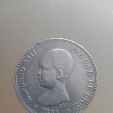 Monedas de España: 5PESETAS DE ALFONSO 13.DE1891.