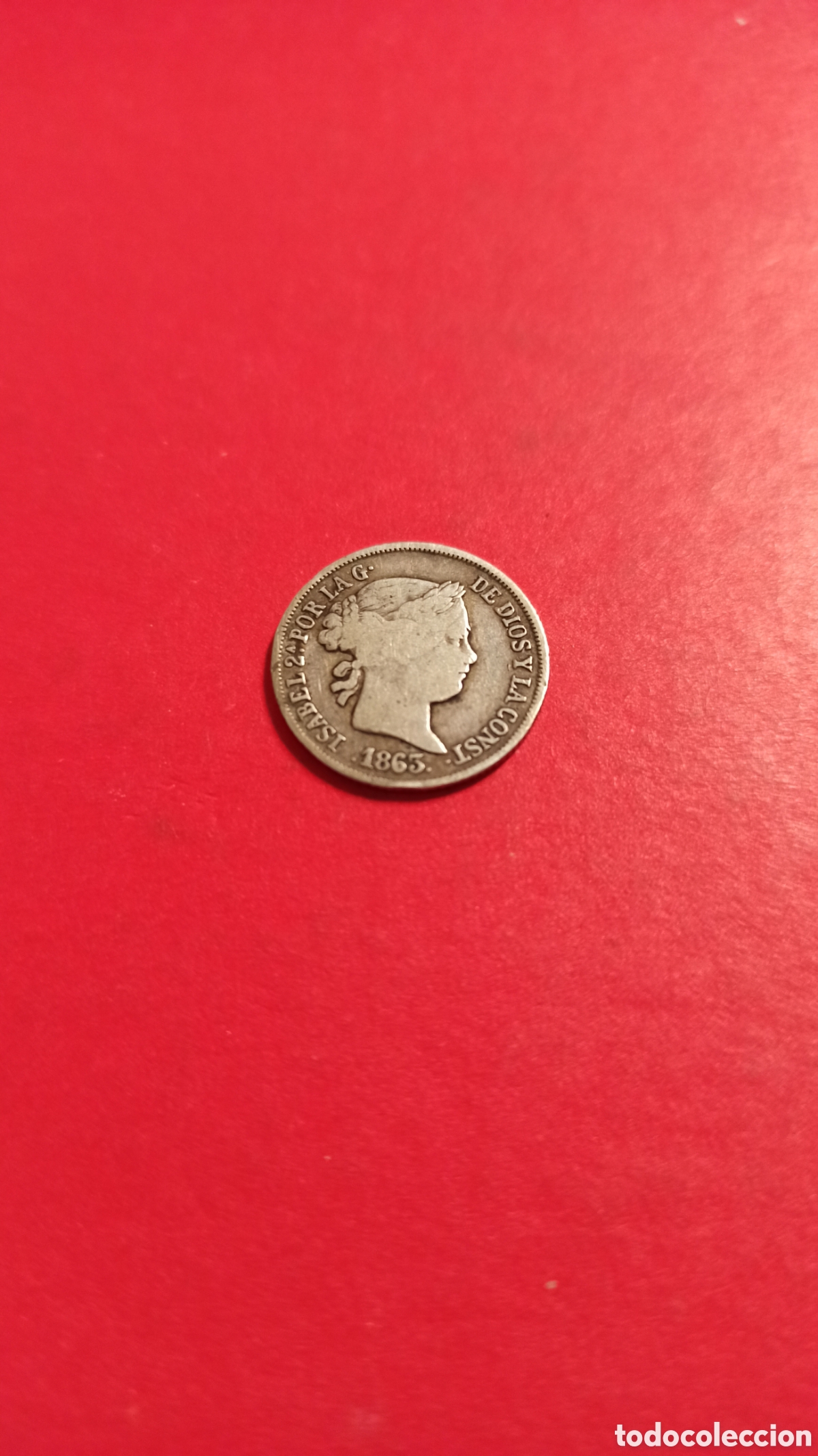 Monedas de Espa&ntilde;a: 2 reales 1863 CECA sevilla - Foto 1