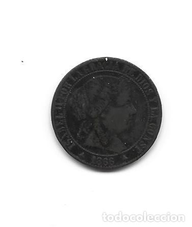 Monedas de Espa&ntilde;a: ISABEL II- 1 CENTIMO DE ESCUDO-1866-SEGOVIA - Foto 1