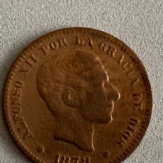 Monedas de España: 5 CÉNTIMOS 1878. ALFONSO XII MBC