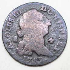 Monete da Spagna: ⚜️ AV916. SEGOVIA. 4 MARAVEDÍS 1782