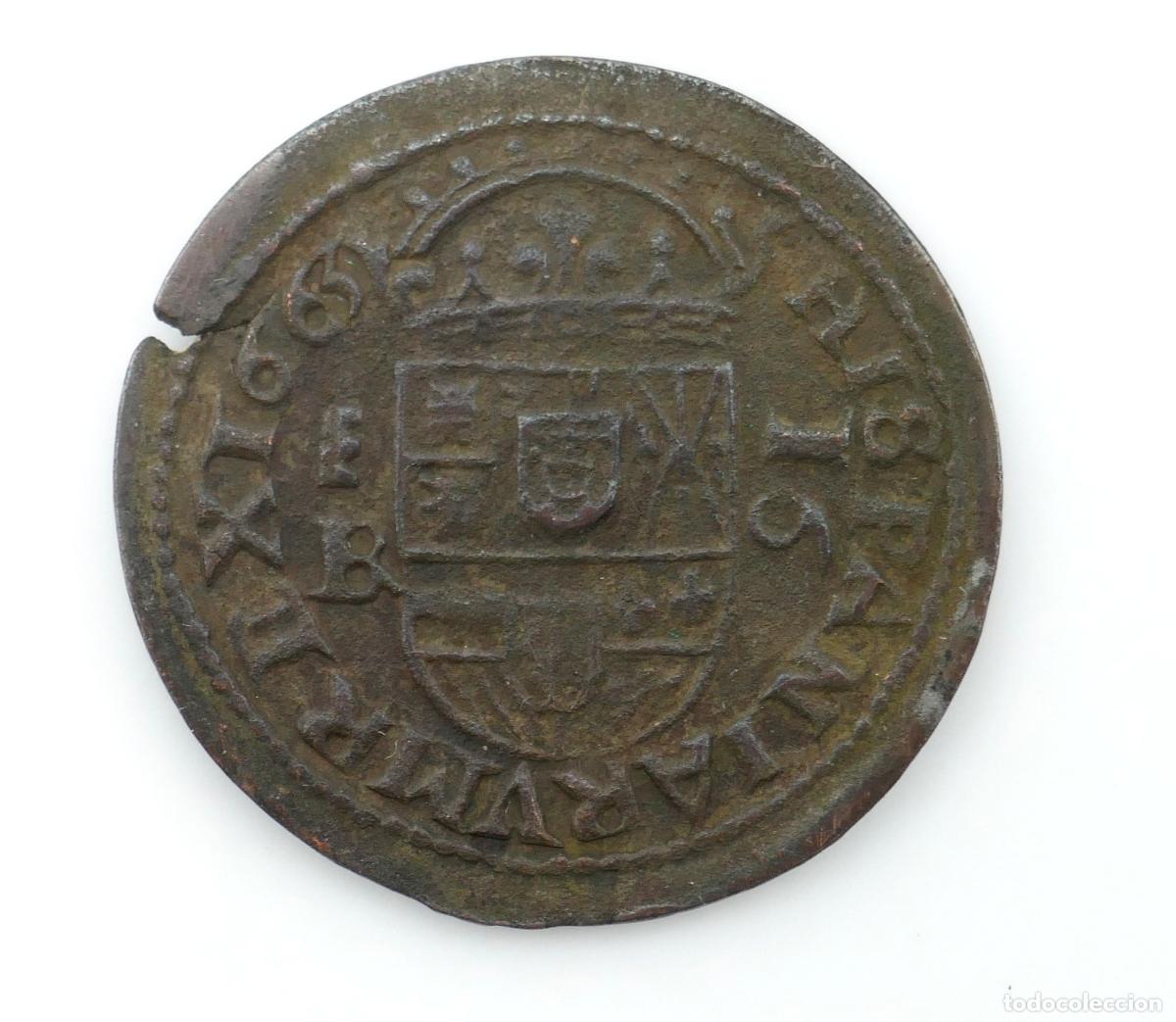 Monedas de Espa&ntilde;a: FELIPE IIII. MONEDA DE 16 MARAVED&Iacute;S CECA: SEGOVIA. A&Ntilde;O 1663 - Foto 2