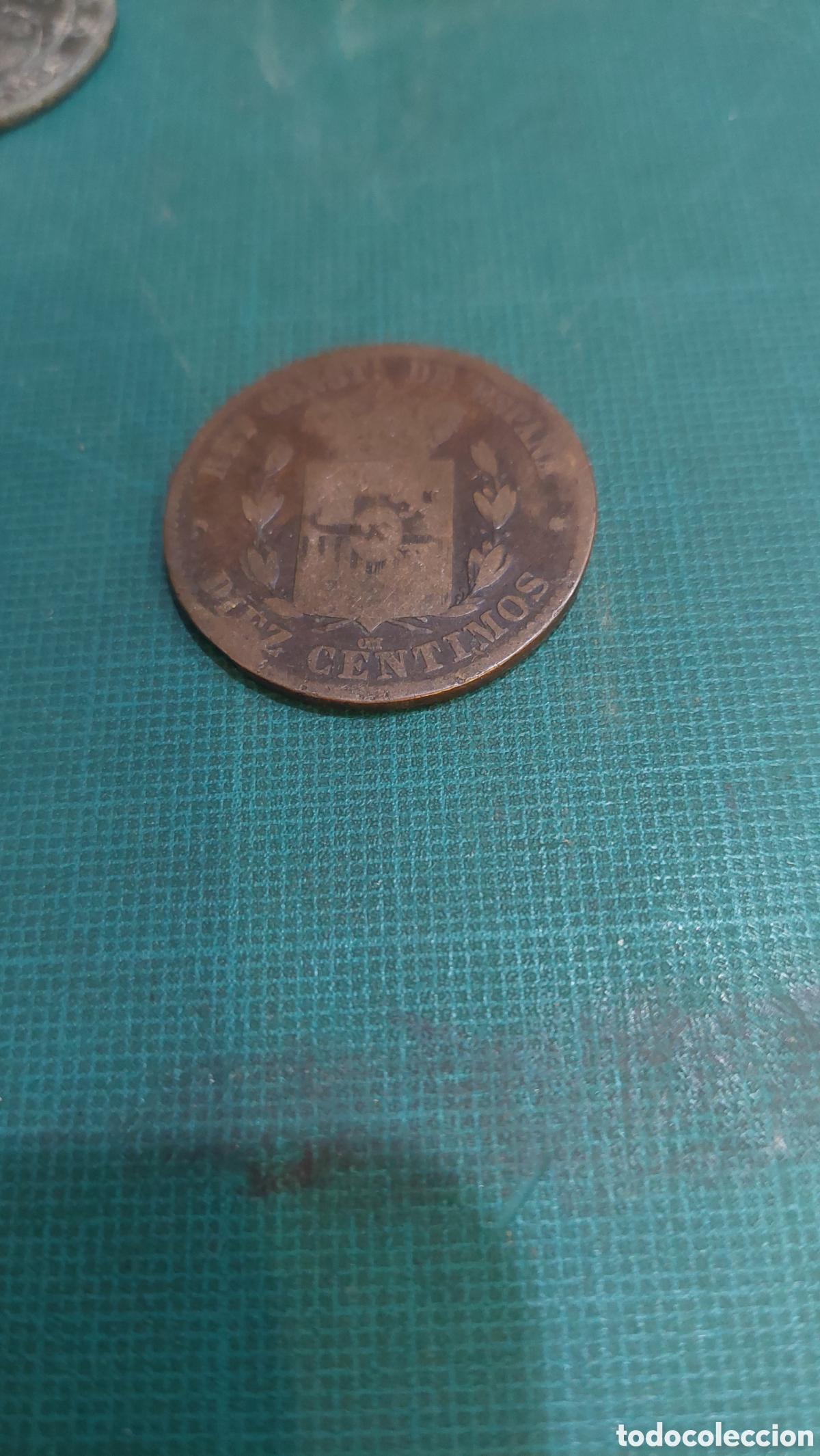 Monedas de Espa&ntilde;a: 1877 10 c&eacute;ntimo Alfonso XII Espa&ntilde;a - Foto 2