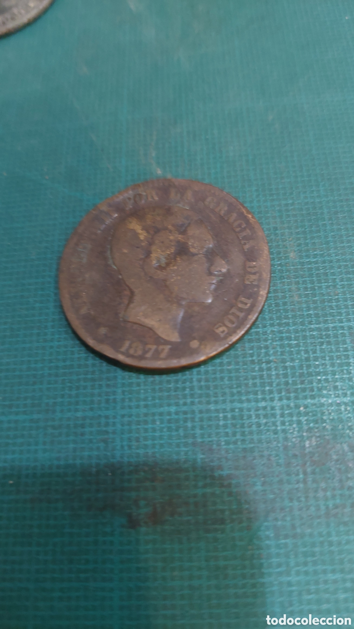 Monedas de Espa&ntilde;a: 1877 10 c&eacute;ntimo Alfonso XII Espa&ntilde;a - Foto 1