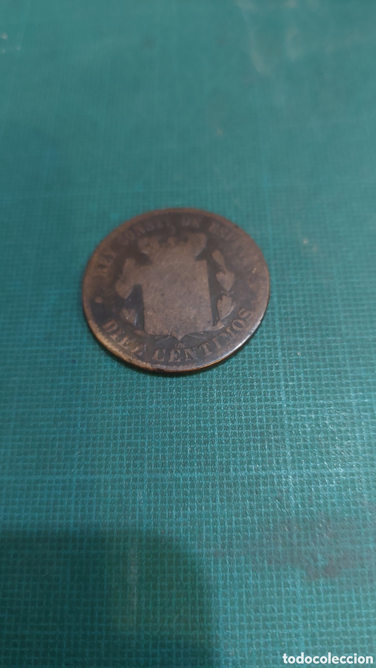 Monedas de Espa&ntilde;a: 10 c&eacute;ntimo Alfonso XII cobre Espa&ntilde;a - Foto 2