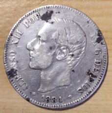 Monedas de España: MONEDA DOS PESETAS PLATA ALFONSO XII 1884