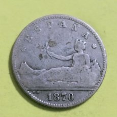 Monedas de España: MONEDA UNA PESETA GOBIERNO PROVISIONAL 1870