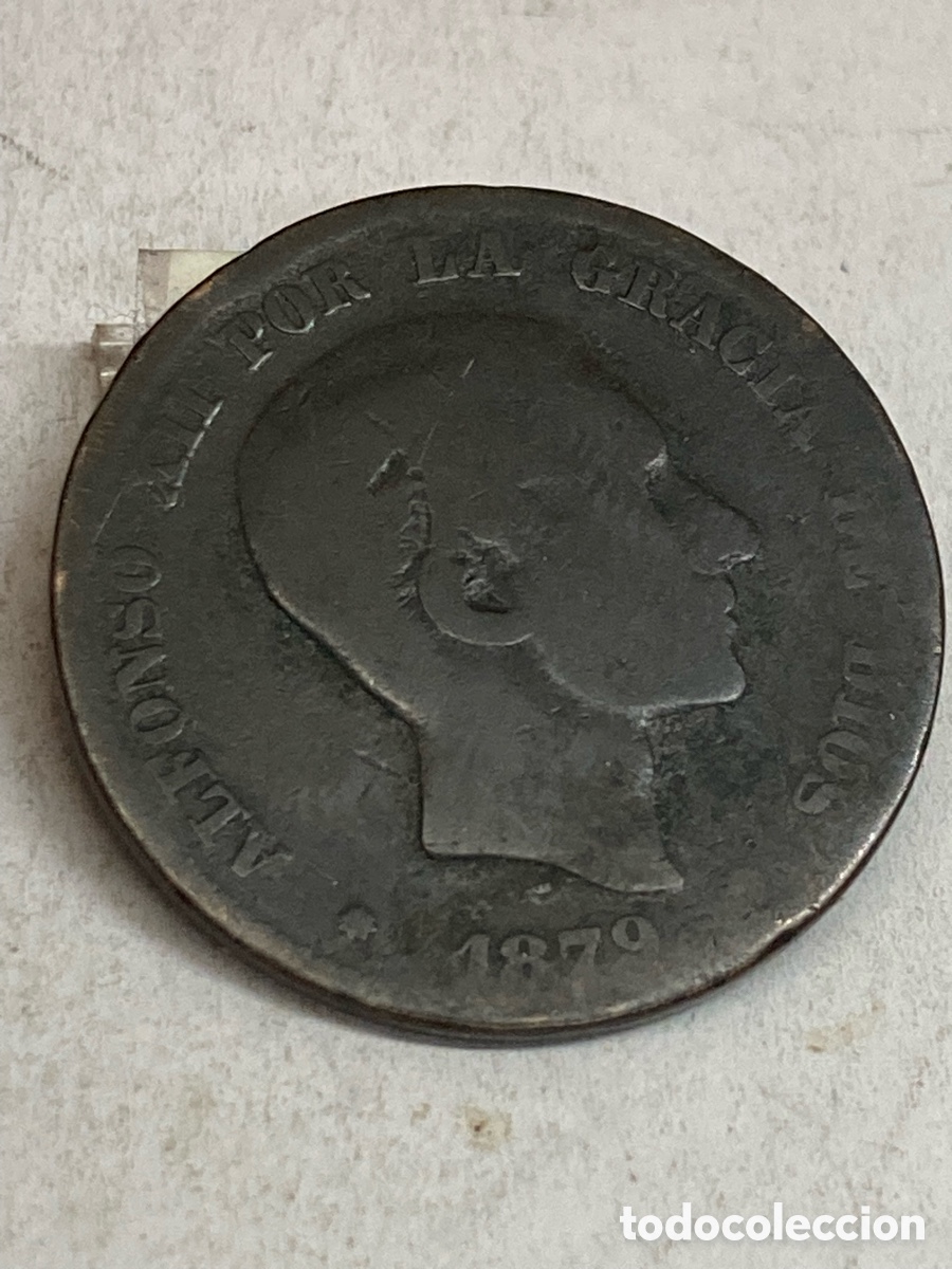 Monedas de Espa&ntilde;a: Moneda 10 c&eacute;ntimos 1879 J24 - Foto 1