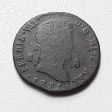 Monete da Spagna: FERNANDO VII 8 MARAVEDÍS SEGOVIA 1831 BC