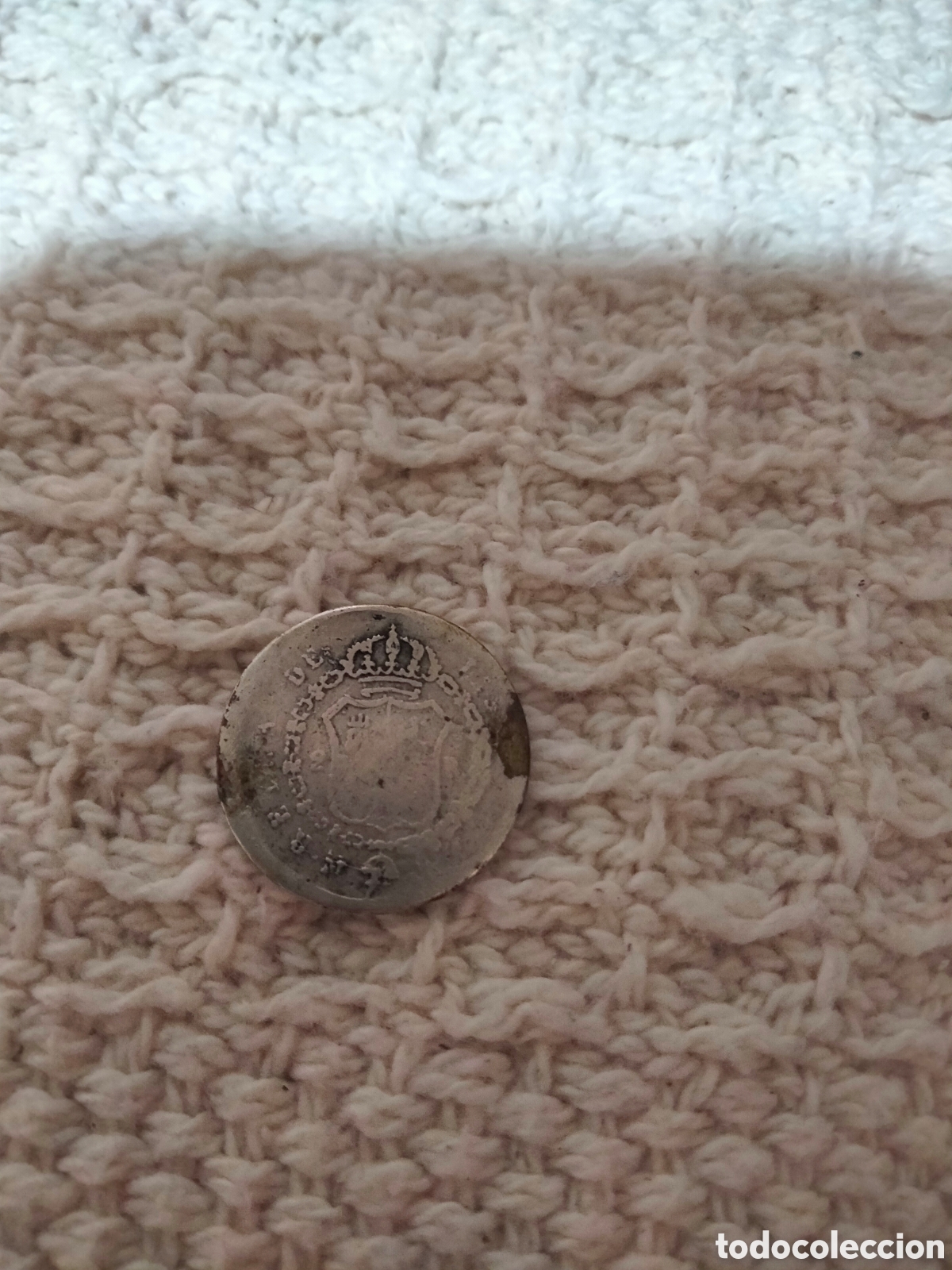 Monedas de Espa&ntilde;a: Moneda 2 Reales 1848 Isabel II - Foto 2