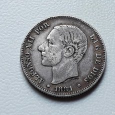 Monedas de España: ALFONSO XII 2 PESETAS PLATA 1881 *(XX-X1) MSM MBC-/MBC