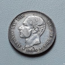 Monedas de España: ALFONSO XII 2 PESETAS PLATA 1883 *(18-X3) MSM MBC-