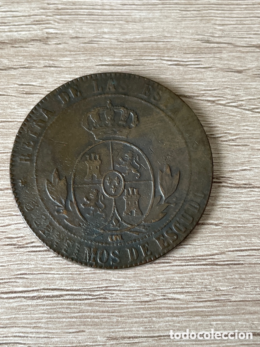 Monedas de Espa&ntilde;a: 5 centimos decescudo de 1868 barcelona - Foto 1