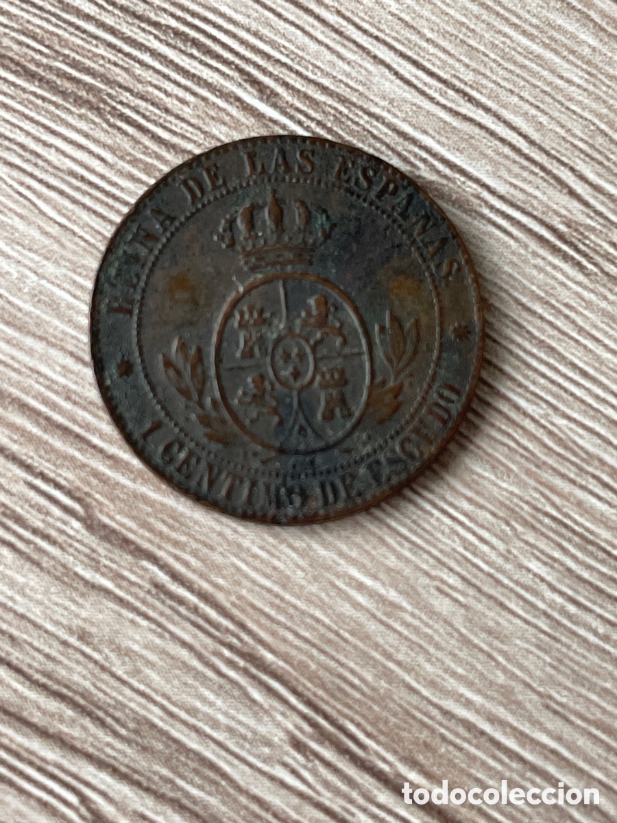 Monedas de Espa&ntilde;a: 1 centimo de escudo de 1867 barcelona - Foto 1