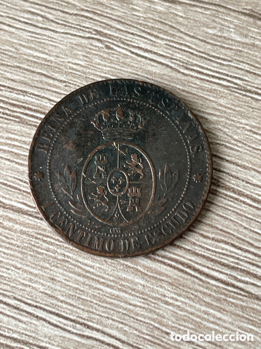 Monedas de Espa&ntilde;a: 1 centimo de escudo de 1867 barcelona - Foto 1