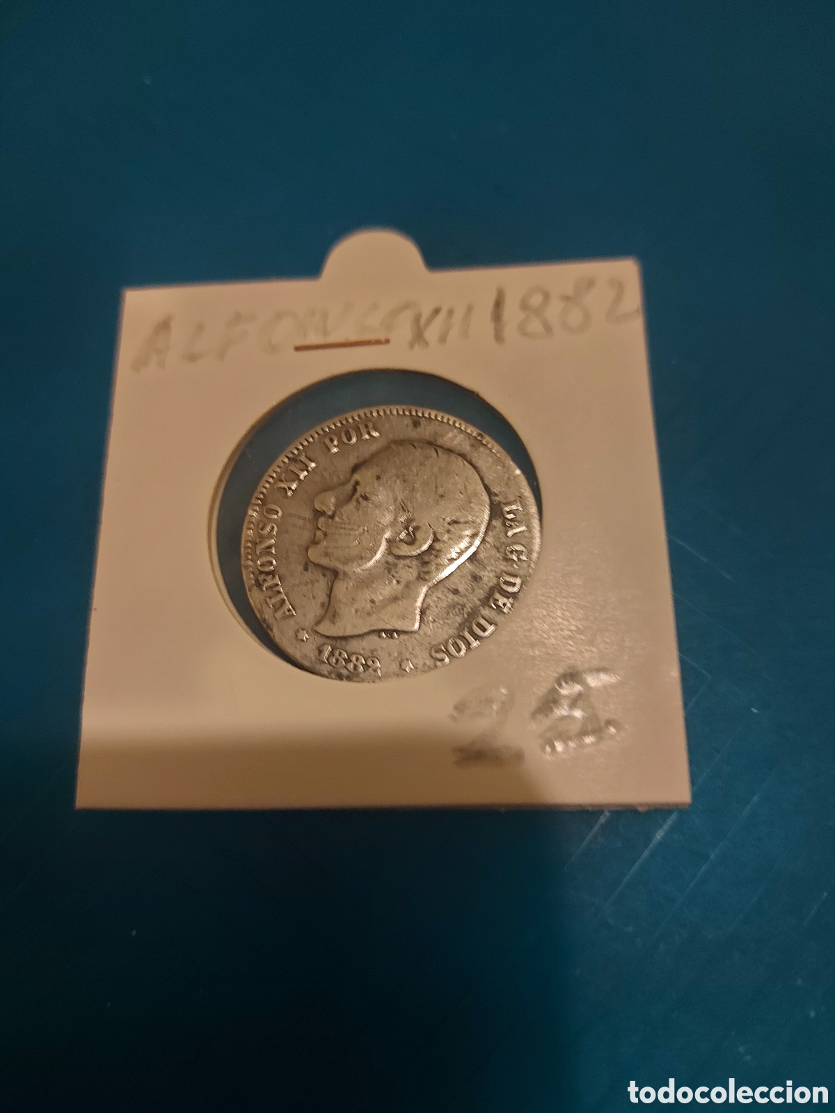 Monedas de Espa&ntilde;a: Alfonso xll 2 ptasplata - Foto 1