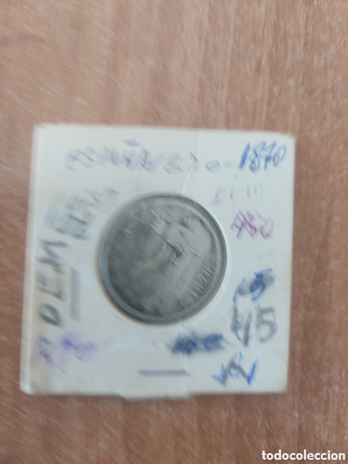 Monedas de Espa&ntilde;a: 1ptas de1870de Espa&ntilde;a - Foto 1