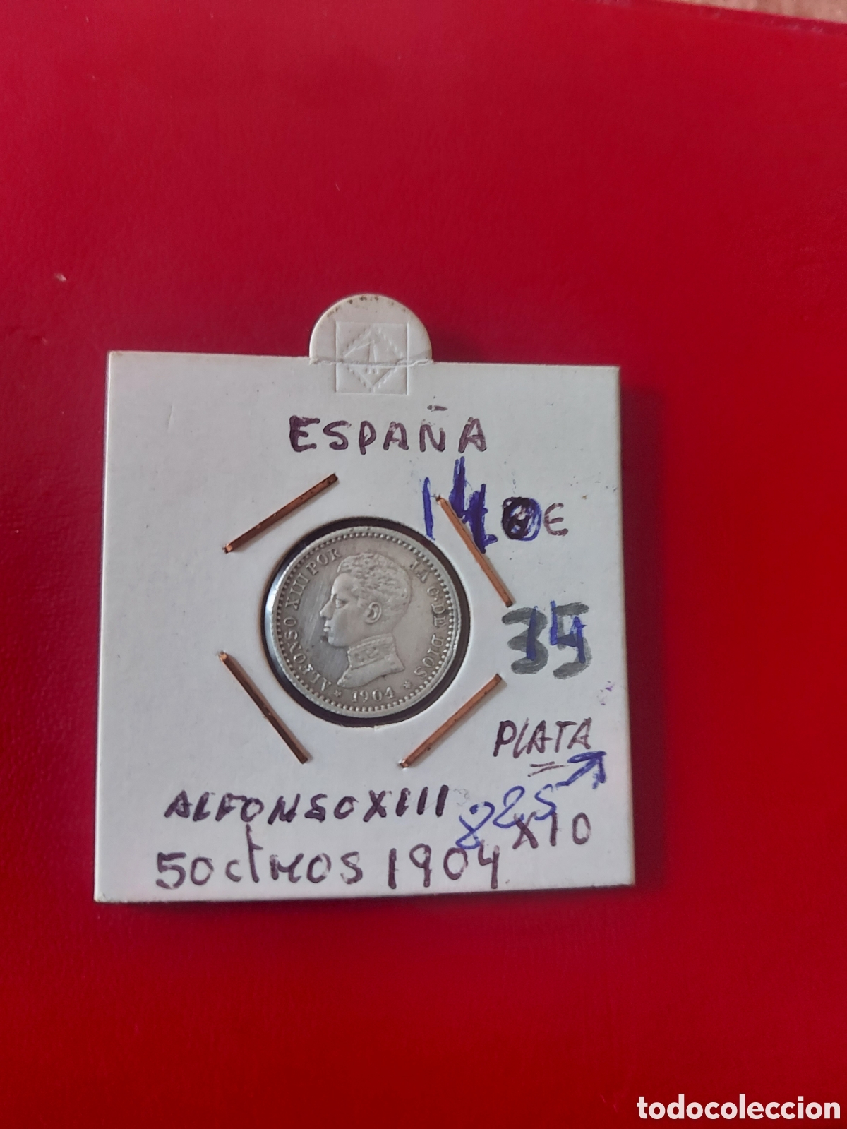Monedas de Espa&ntilde;a: Alfonso Xlll 1904 - Foto 1