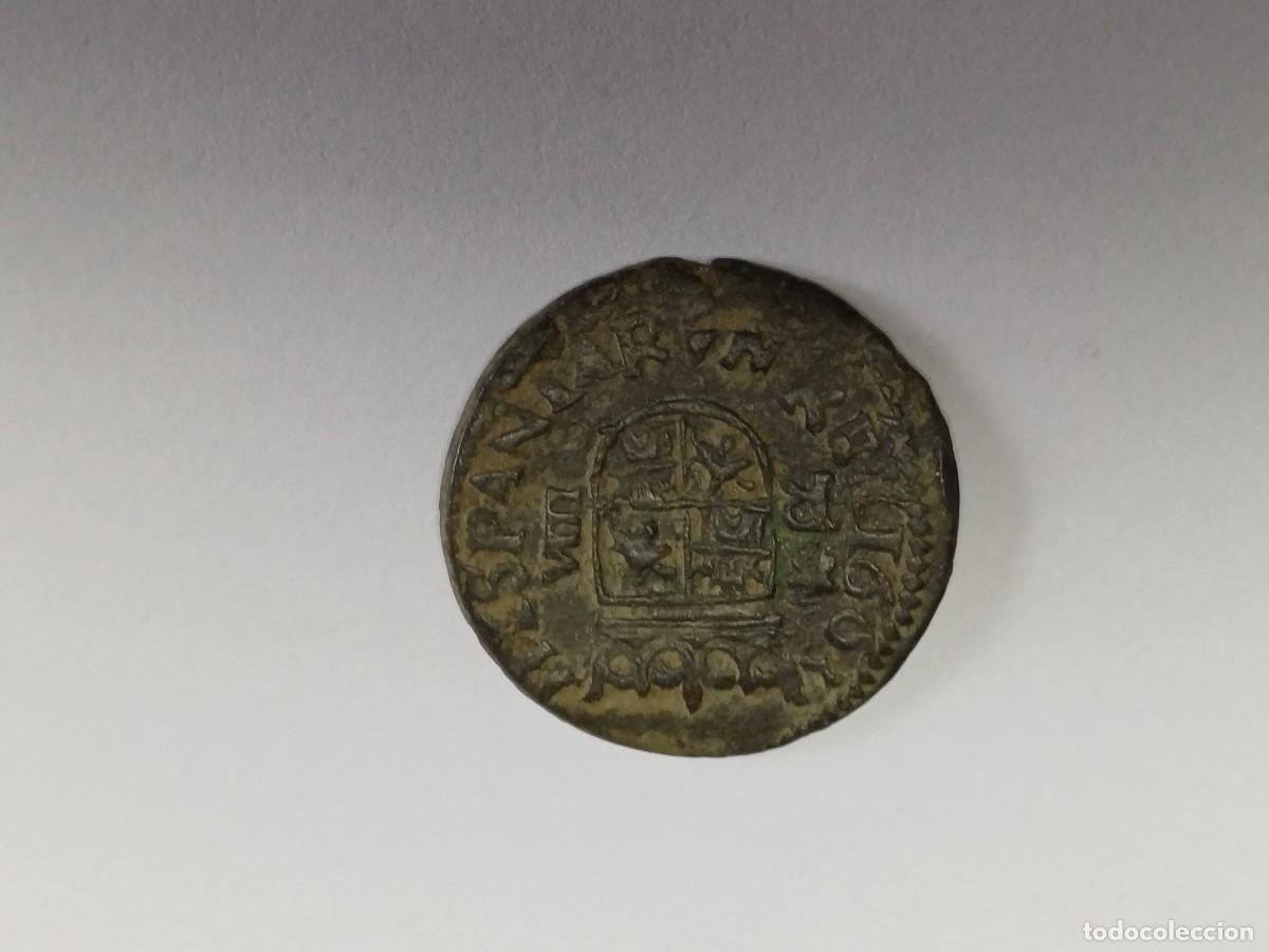Monedas de Espa&ntilde;a: Moneda de 8 maravedis de XC 1305 LA CORU&Ntilde;A en MBC+ - Foto 2